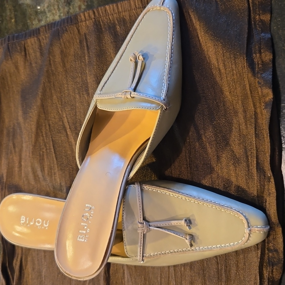 Bijou New York Leather Mules